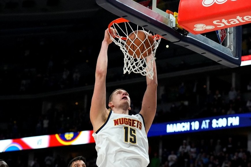 ELLITORAL_441518 |  Reuters. Nikola Jokic, MVP de la última temporada.