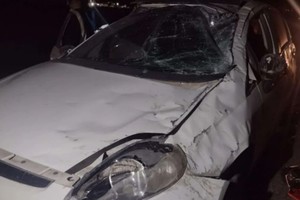 ELLITORAL_448684 |  Gentileza Así quedó el vehículo que protagonizó el accidente.