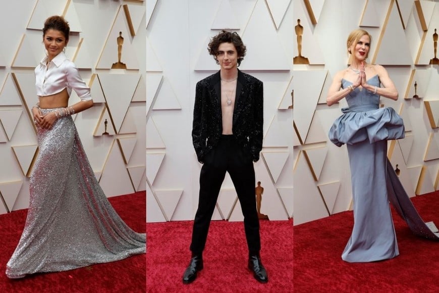 ELLITORAL_446408 |  Reuters Zendaya, Timothee Chalamet y Nicole Kidman.