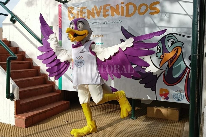 ELLITORAL_452037 |  El Litoral Teté, la mascota de los Juegos Suramericanos. Es un tero en homenaje al personaje oficial de los Juegos Cruz del Sur 1982 que se realizaron hace 40 años en la ciudad de Rosario.