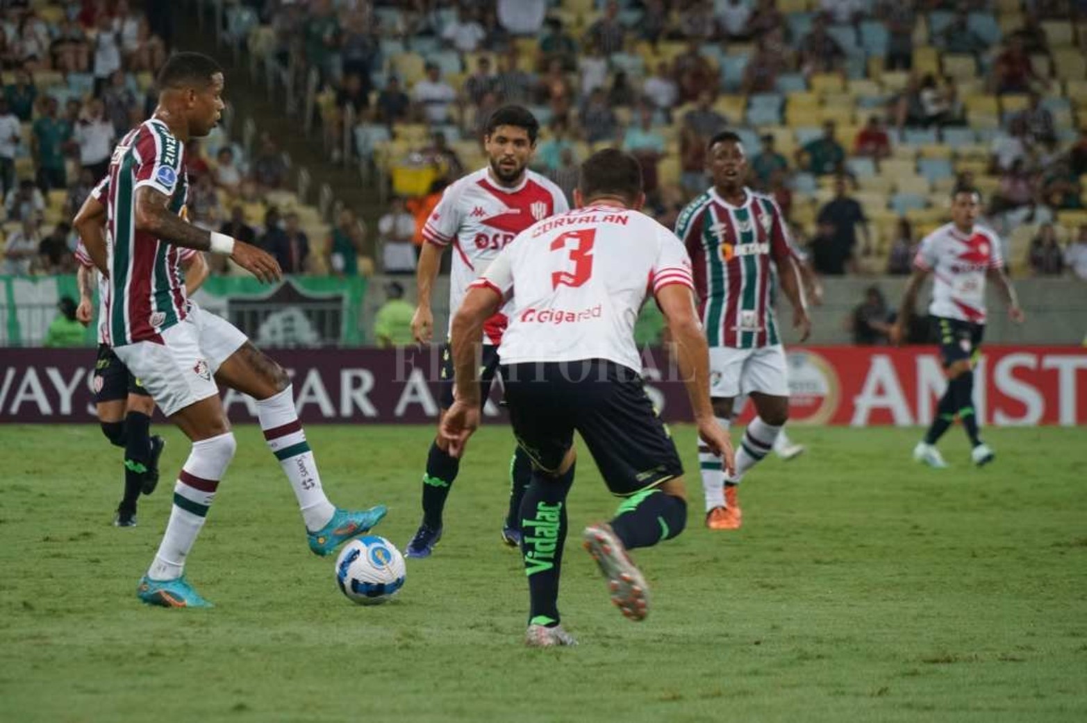 Copa Sudamericana, Unión jugó muy bien y empató 0 a 0 con el Fluminense en Río de Janeiro.