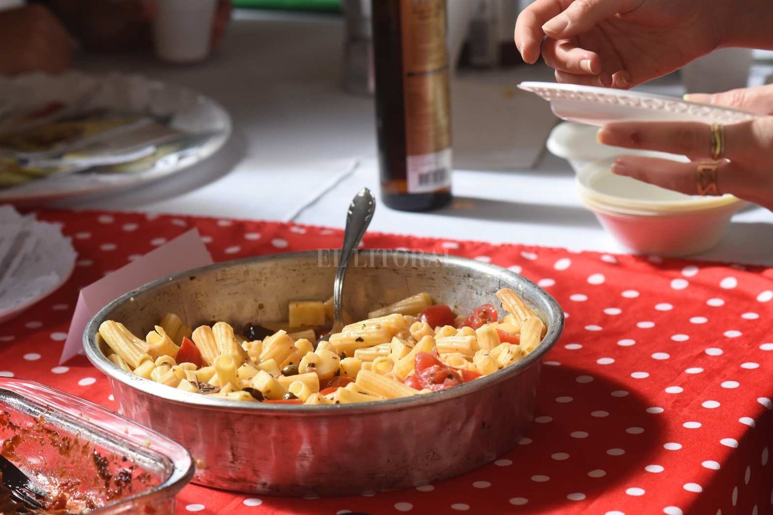 Intercambio de sabores y culturas en la UNL. Estudiantes extranjeros y de nuestro país cocinaron y ofrecieron platos típicos en un evento de confraternización realizado en el Rectorado.