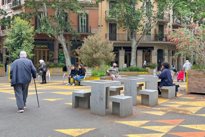 Las supermanzanas apuntan a generar mayor espacio verde y a contribuir a una forma de traslado más saludable dentro de la ciudad.  Crédito: Gentileza