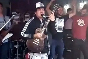 El cantante en una de sus últimas apariciones. Crédito: Gentileza