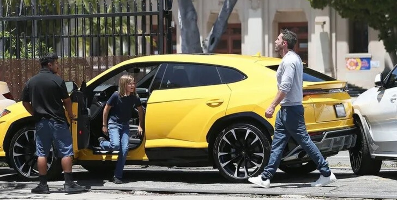 El hijo de 10 años de Ben Affleck chocó un Lamborghini contra un BMW - El  Litoral