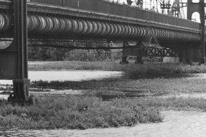 Inundación de 1966 en Santa Fe - Puente Colgante