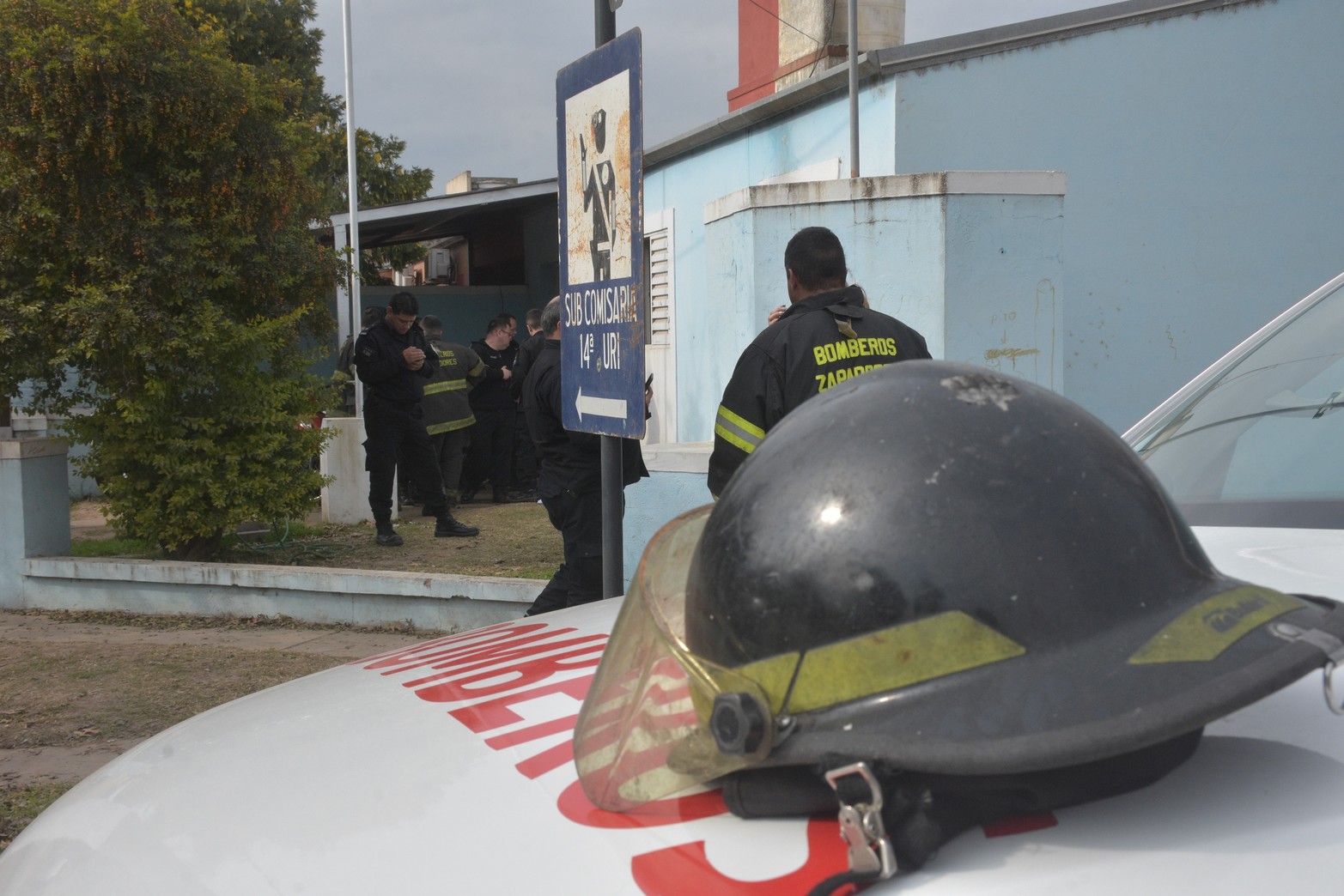 Una revuelta en la subcomisaria 14 dejó dos muertos.Foto Flavio Raina