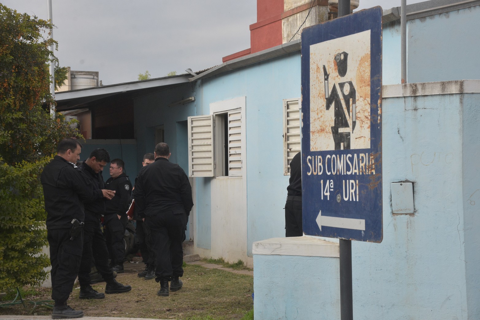 Una revuelta en la subcomisaria 14 dejó dos muertos.Foto Flavio Raina