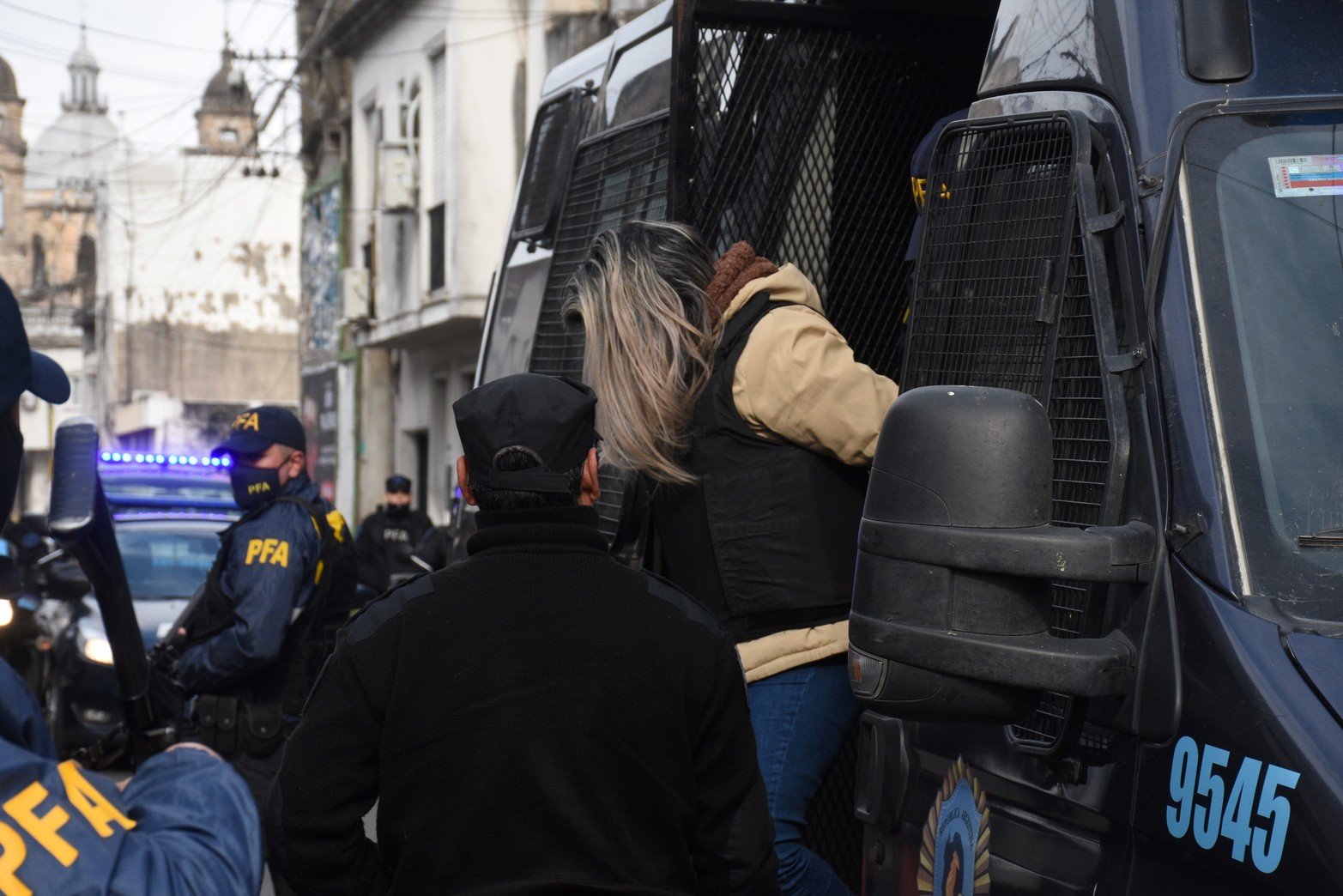 Casco y Melgarejo declaran en tribunal federal.Foto Flavio Raina