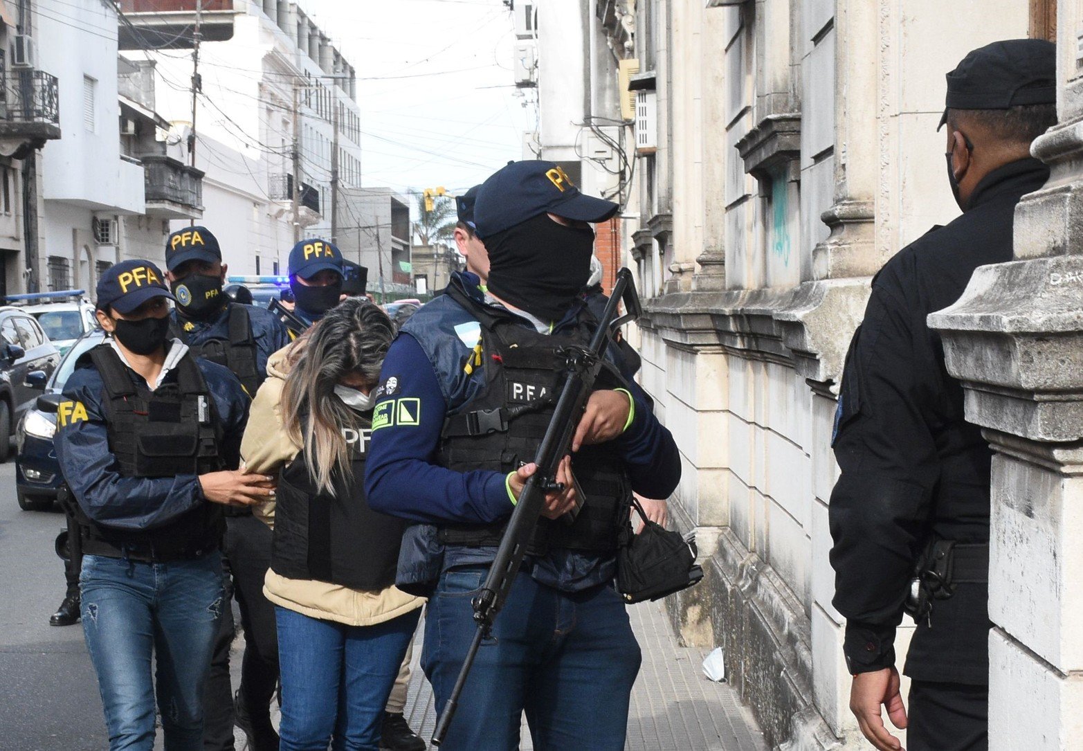 Casco y Melgarejo declaran en tribunal federal.Foto Flavio Raina