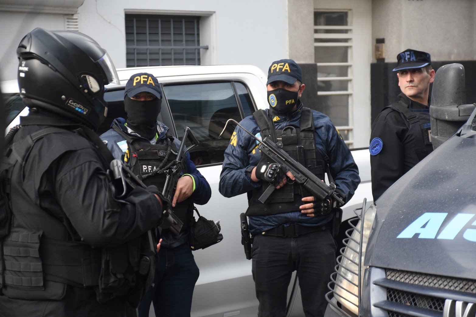 Casco y Melgarejo declaran en tribunal federal.Foto Flavio Raina