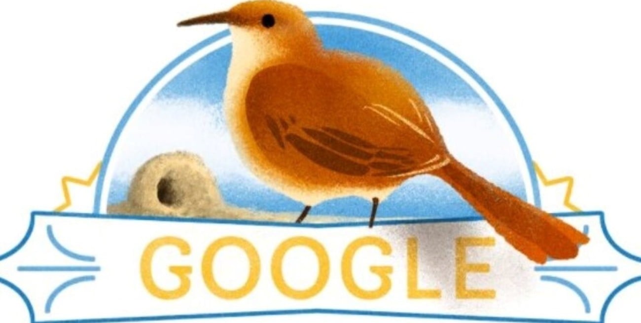 Con la imagen de un hornero en su doodle, Google homenajea el Día de la Independencia argentina