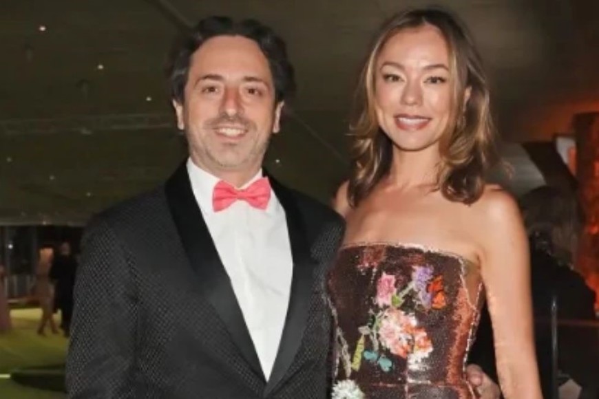 Sergey Brin y Nicole Shanahan.