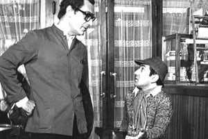 Cohen junto a Calabró en un sketch de "Borromeo".