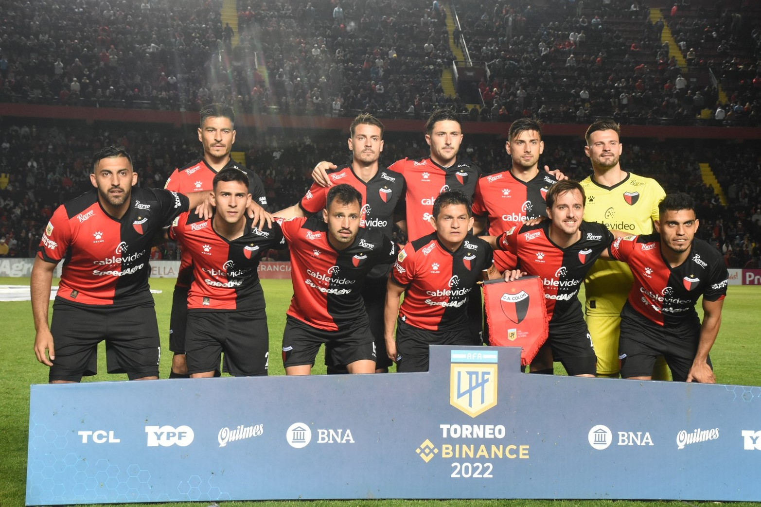 Los once que presentó Colón vs. Independiente