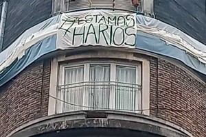 La vecina vive arriba del piso de Cristina Kirchner.