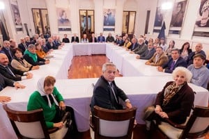 La reunión se llevó a cabo en Casa Rosada. No hubo representantes de la oposición