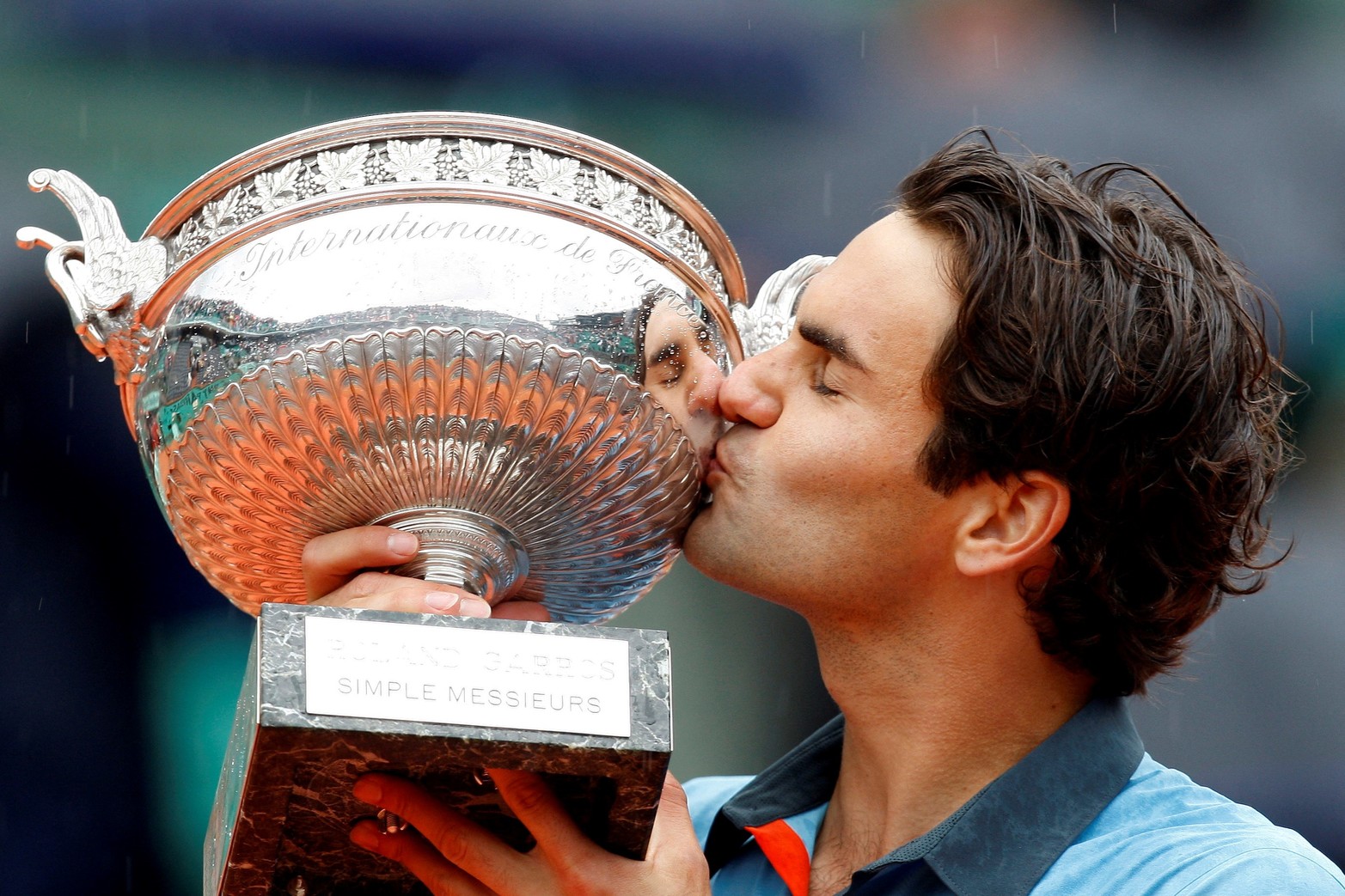 El suizo se cansó de levantar trofeos. Foto Platiau / Reuters