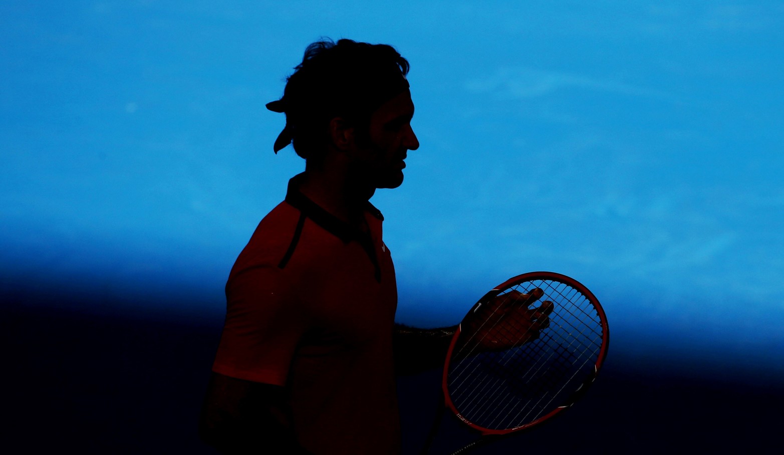 Australia, 10 de enero de 2015
Individual masculino - Roger Federer de Suiza en acción durante las semifinales. Reuters/Jason O'Brien