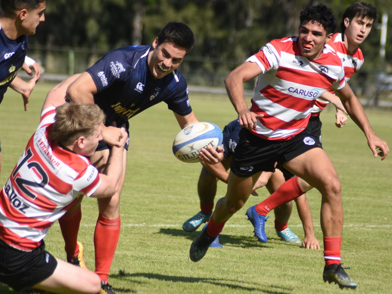 Torneo del Interior "A". Santa Fe Rugby ante el campeón cordobés le ganó a Jockey 39 a 20. En una semana se vuelven a ver en la "Docta". Foto Luis Cetaro