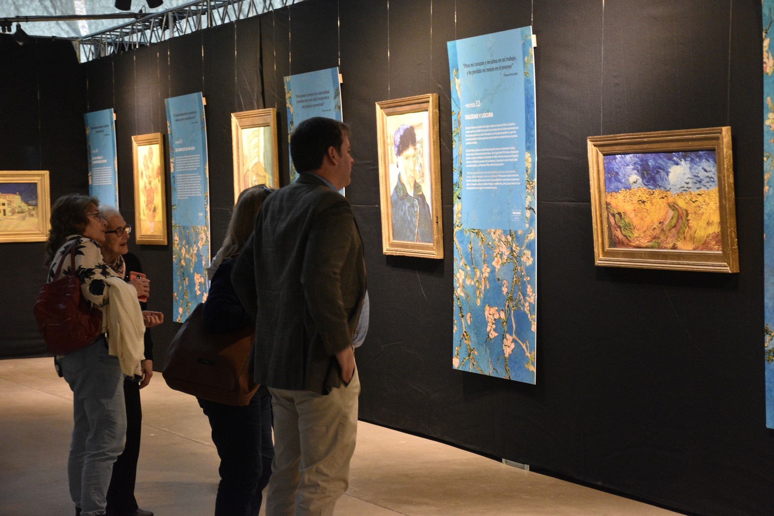 Van Gogh experiencia de arte inmersa. Foto Flavio Raina