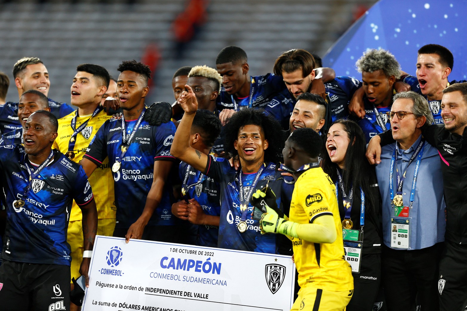 Después de 2019, Independiente del Valle de Ecuador volvió a ser campeón de la Copa Sudamericana.