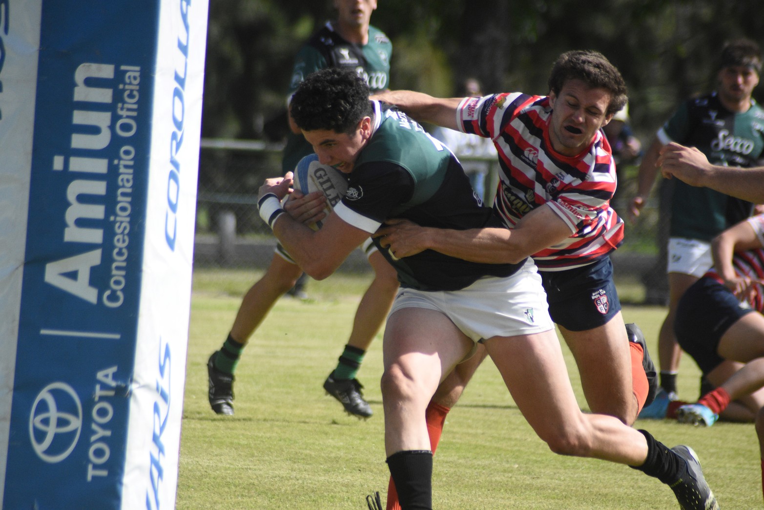 Santa Fe Rugby ganó y está en los cuartos de final del Torneo del Interior
El equipo de Sauce Viejo derrotó a Tucumán Rugby por 38 a 32. Foto Luis Cetraro