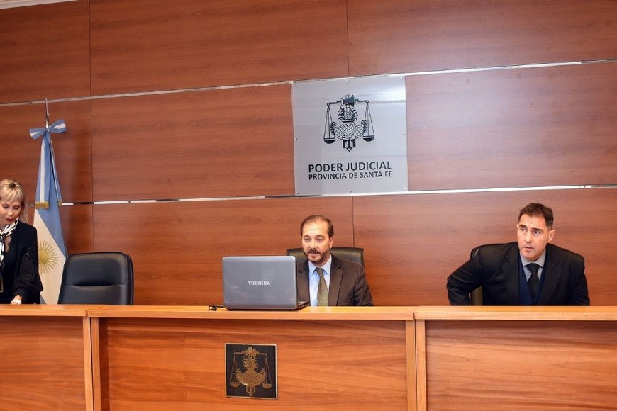 Los jueces Susana Luna, Gustavo Urdiales y José Luis García Troiano, condenaron en forma unánime. Créditos: Guillermo Di Salvatore