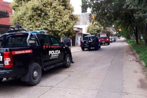 La Paz y pasaje Irala, el lugar donde una mujer resultó herida en ocasión de robo.