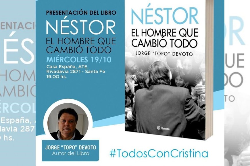 El libro da cuenta de “historias personales, anécdotas políticas, estrategias compartidas y recuerdos en torno a Néstor Kirchner.