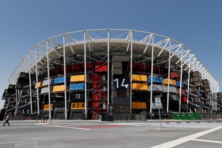 Florencia cumplirá funciones en el estadio 914, de la ciudad de Doha, realizado con contenedores y completamente desmontable.