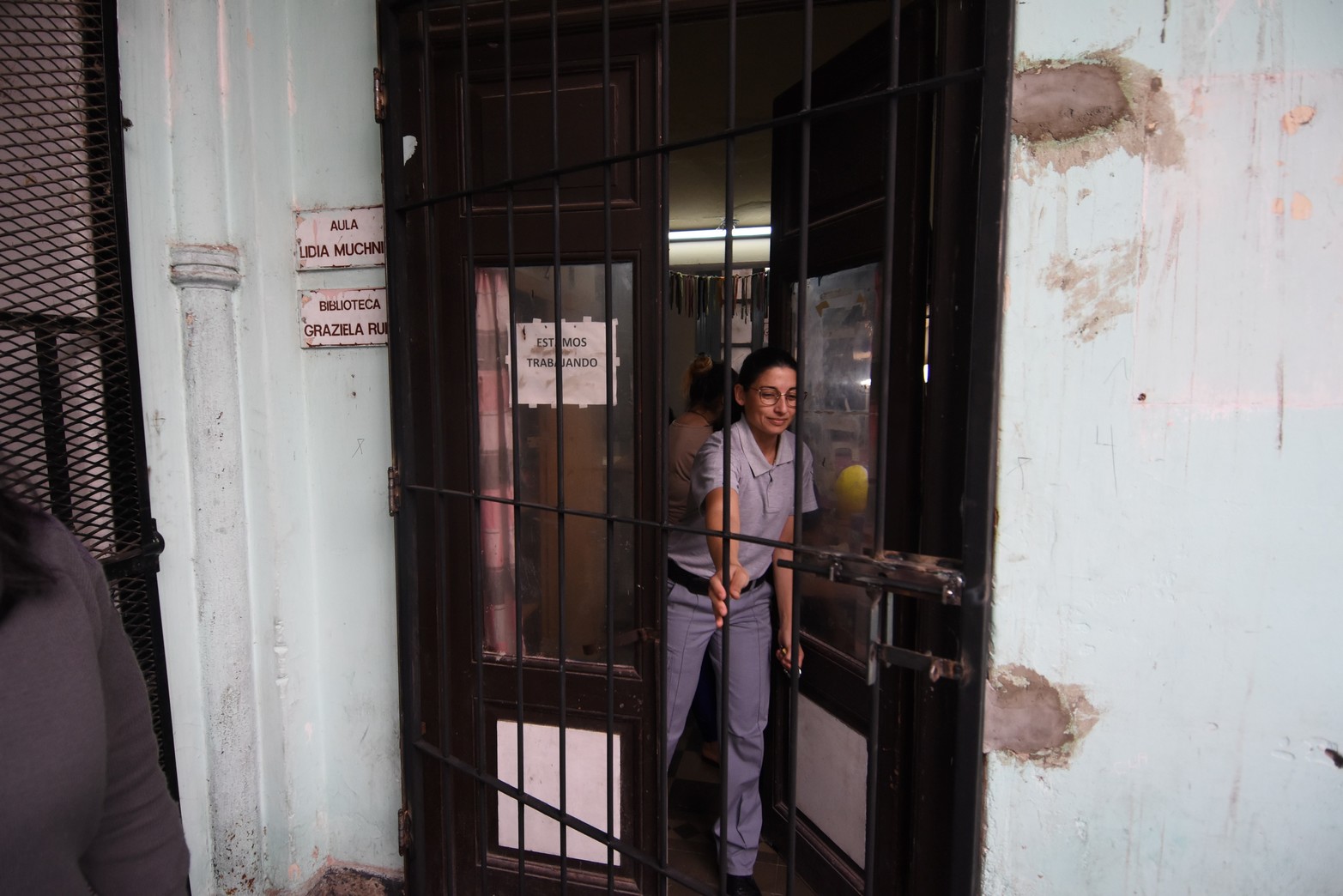 Cárcel de mujeres.Taller Marroquinería.  Foto Flavio Raina