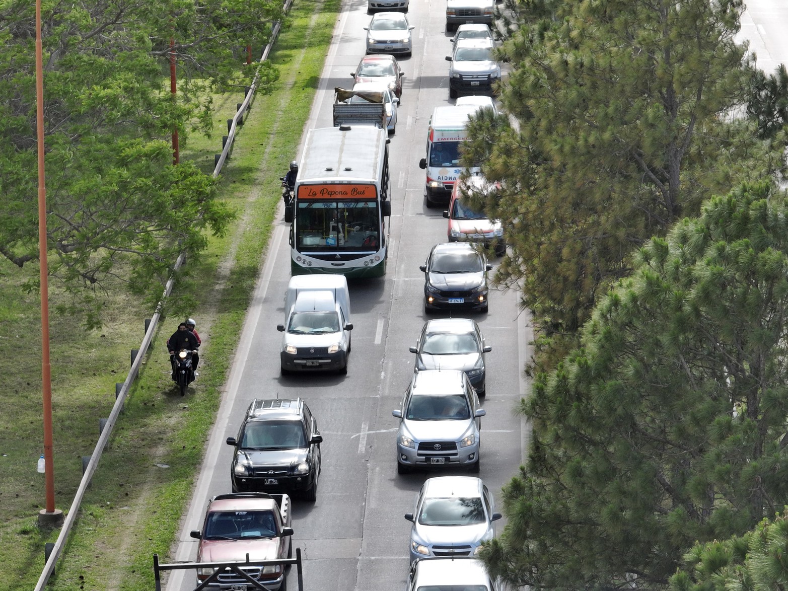 Mas de 25 minutos de demora generó el accidente. Crédito: Fernando Nicola