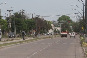 El delincuente sorprendió a dos amigos que caminaban por avenida French, a la altura de calle San Martín. Crédito: Mauricio Garin