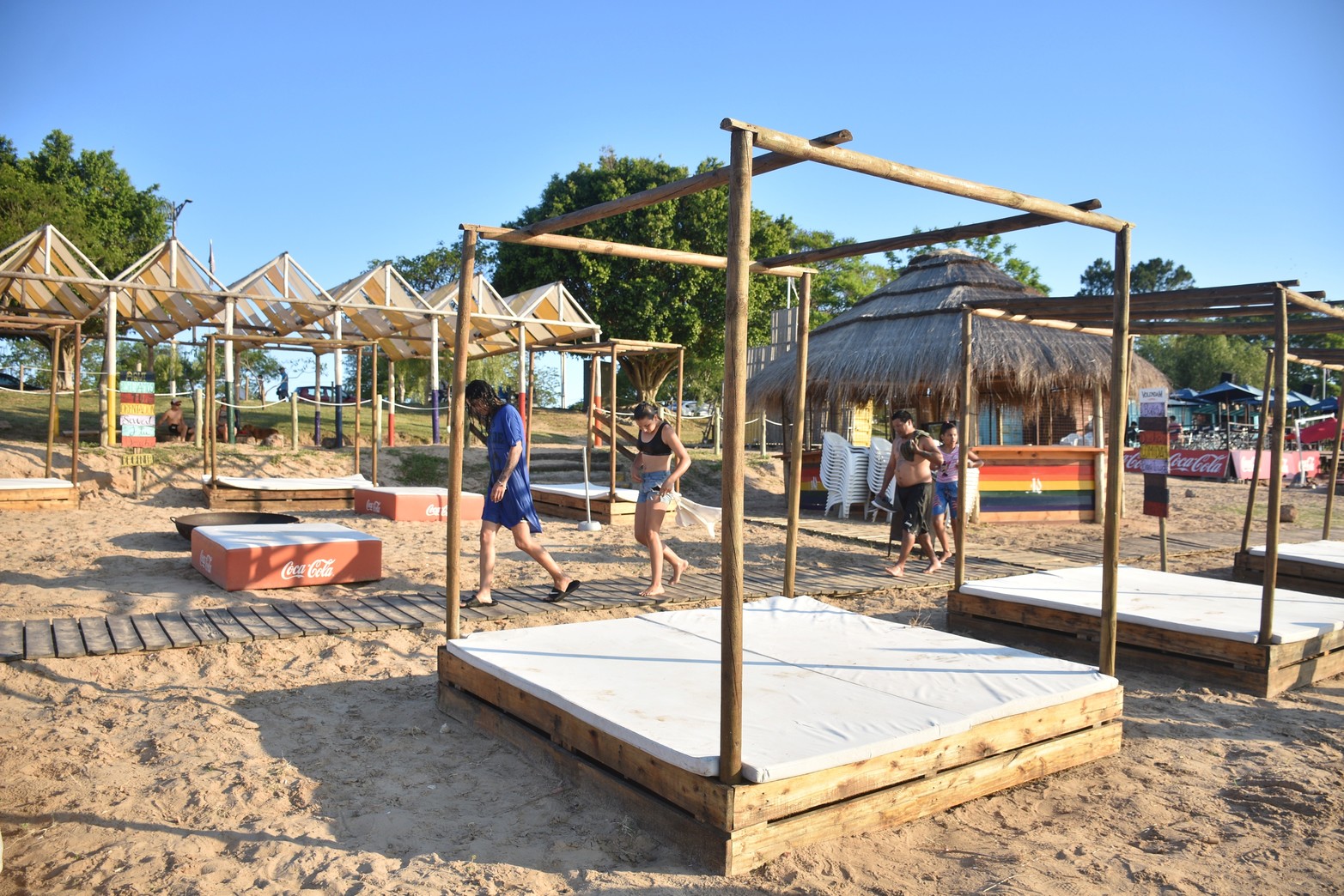 Arrancó la temporada de playa con un día caluroso