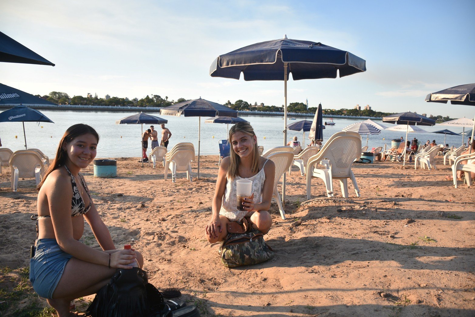 Arrancó la temporada de playa con un día caluroso