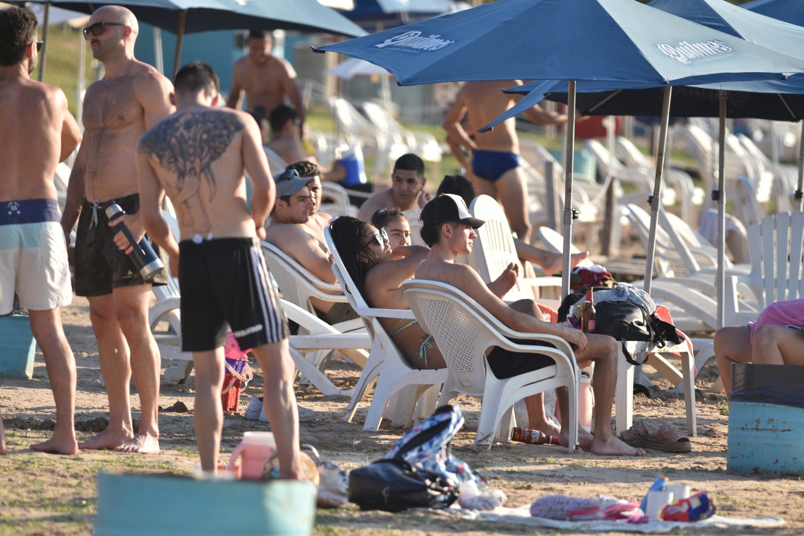 Arrancó la temporada de playa con un día caluroso