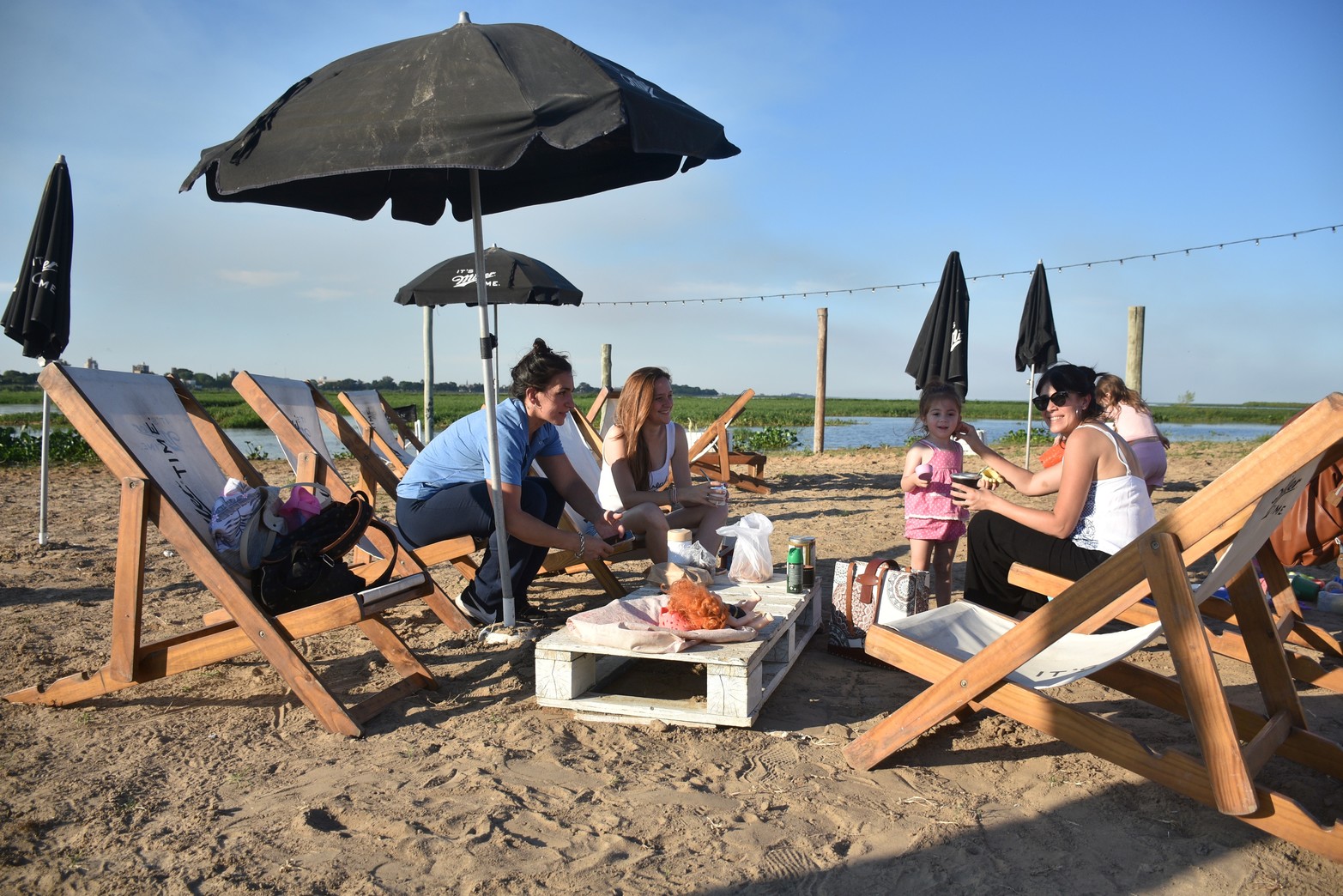 Arrancó la temporada de playa con un día caluroso