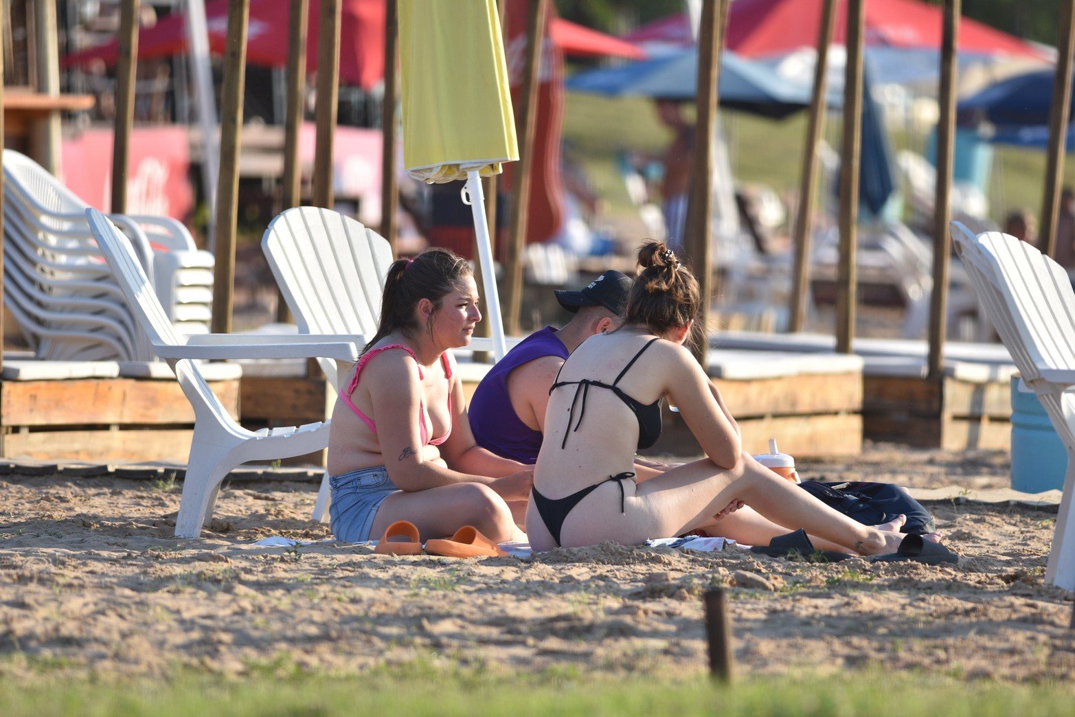 Arrancó la temporada de playa con un día caluroso