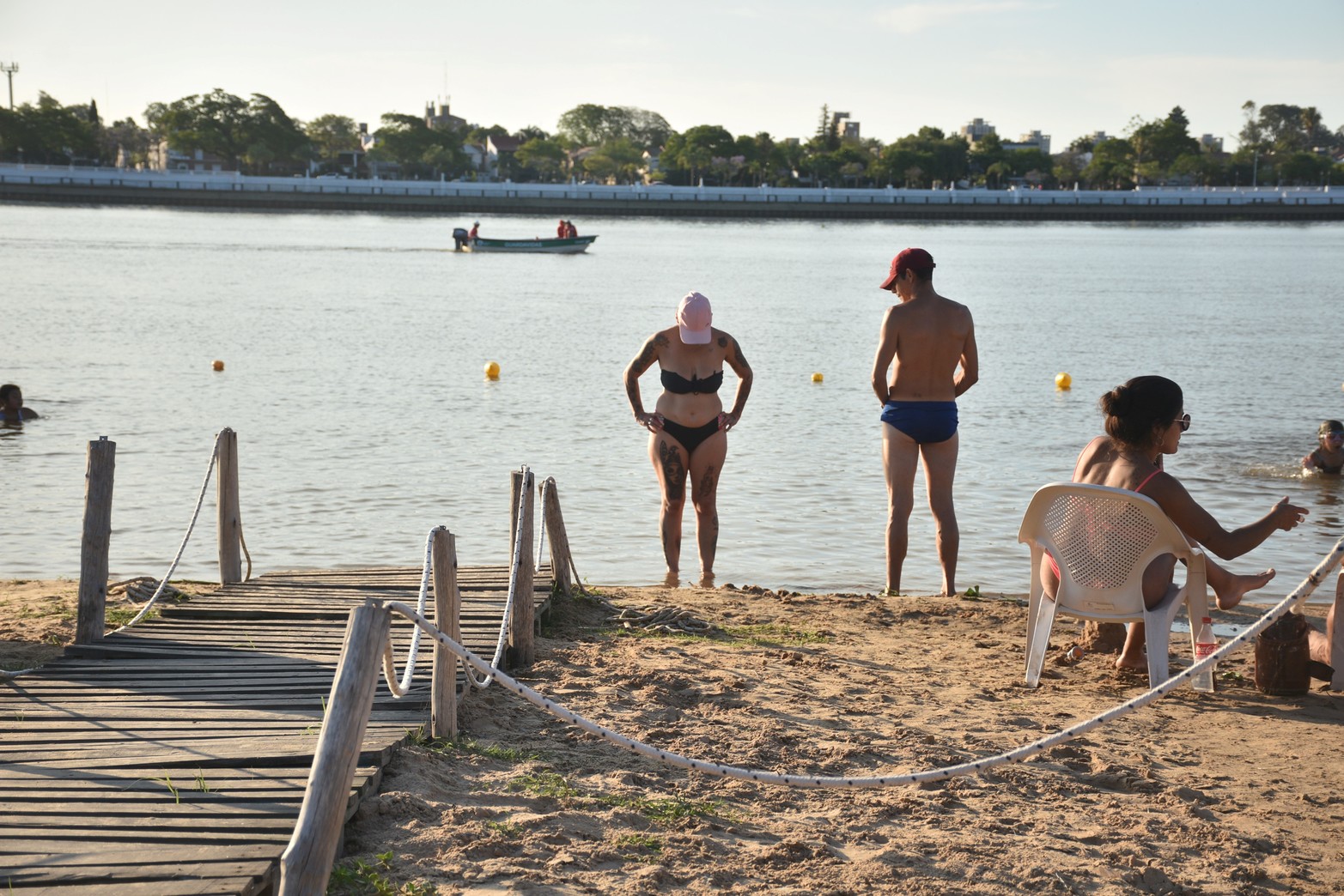 Arrancó la temporada de playa con un día caluroso