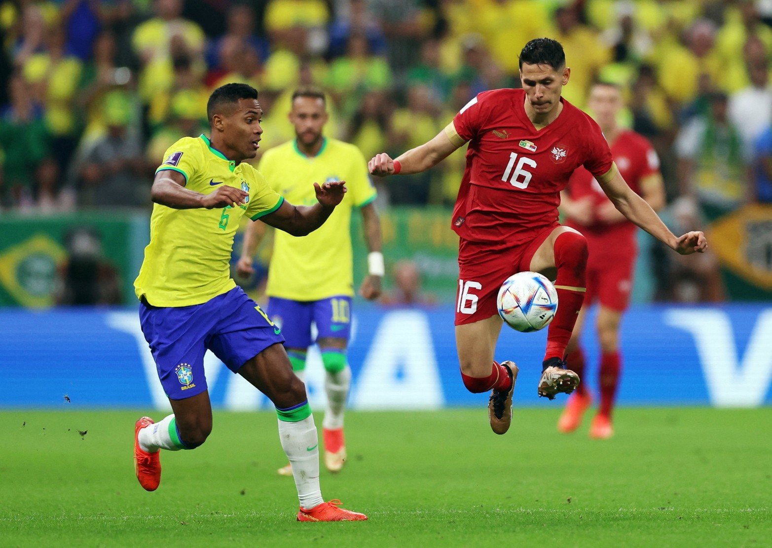 Brasil derrotó 2 a 0 a Serbia por la primera fecha del Grupo G del Mundial Qatar 2022.