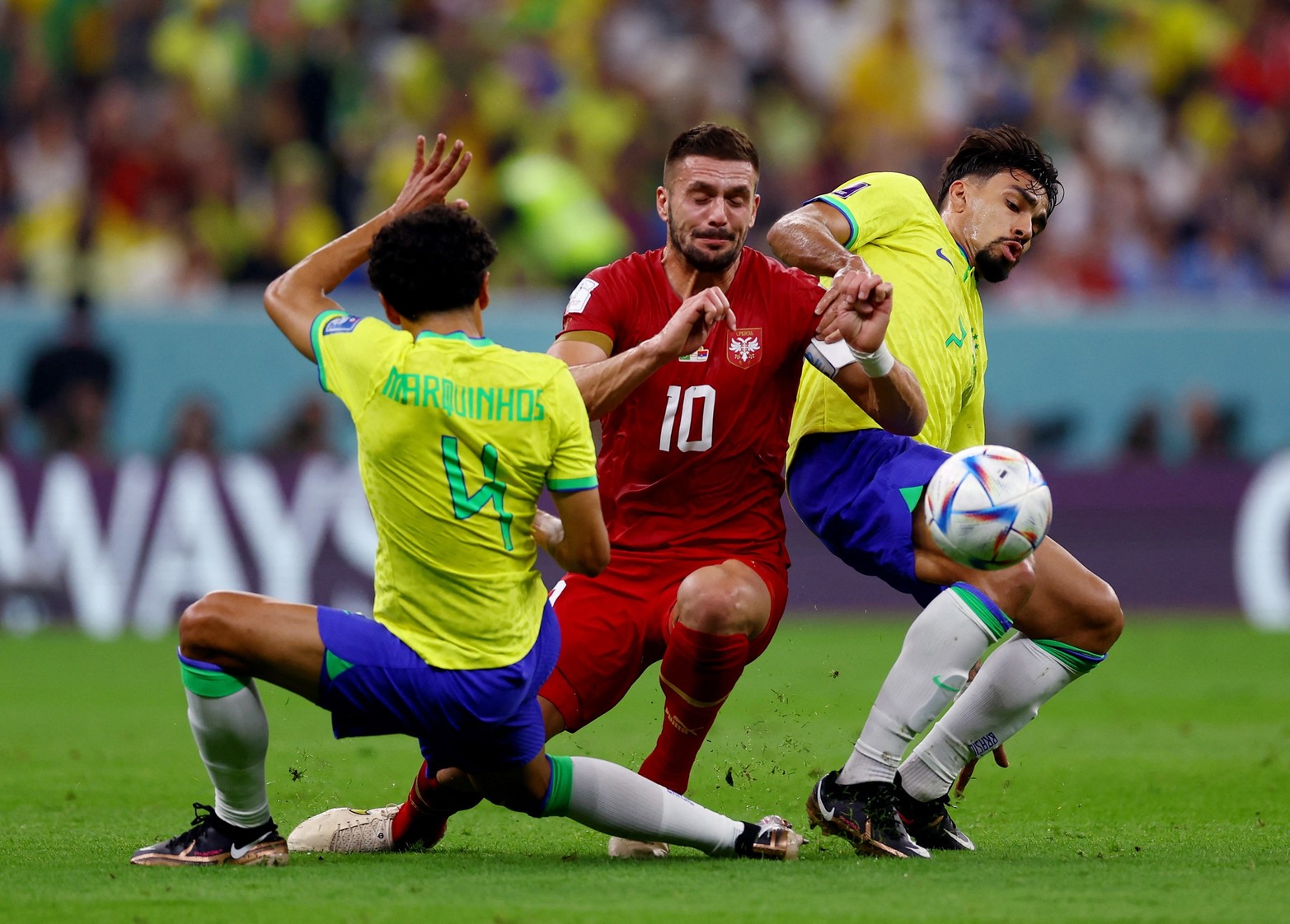 Brasil derrotó 2 a 0 a Serbia por la primera fecha del Grupo G del Mundial Qatar 2022.