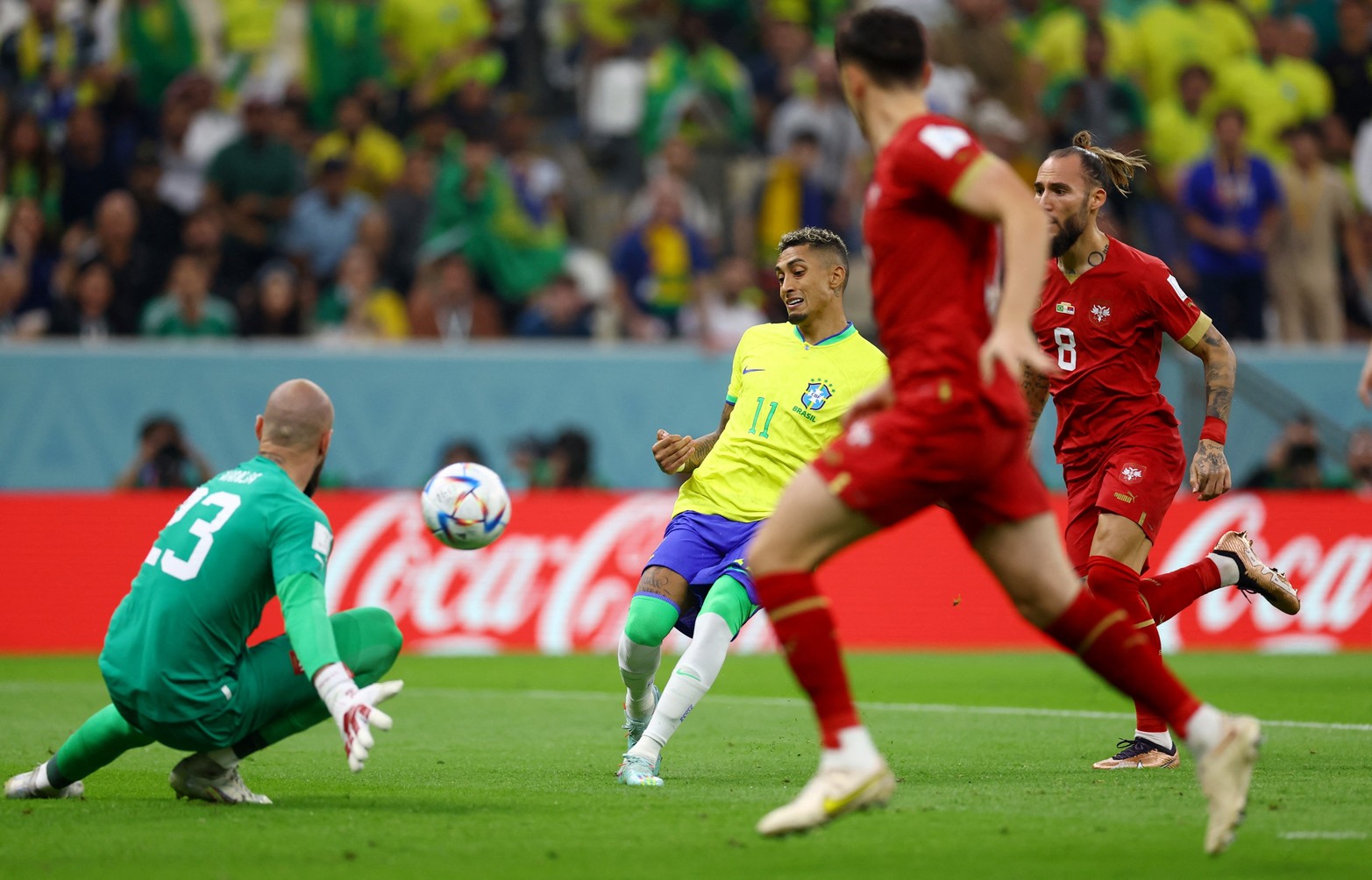 Brasil derrotó 2 a 0 a Serbia por la primera fecha del Grupo G del Mundial Qatar 2022.