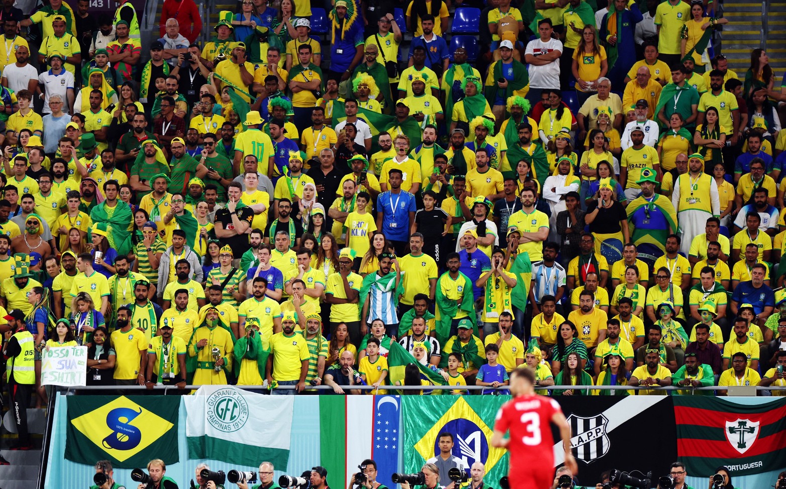 Por el grupo G, segunda fecha, Brasil enfrenta a Suiza. 