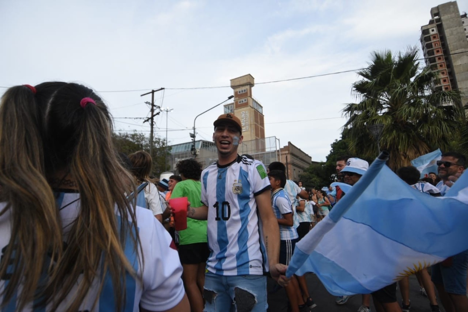 Festejos en las calles de Santa Fe. Foto: Pablo Aguirre