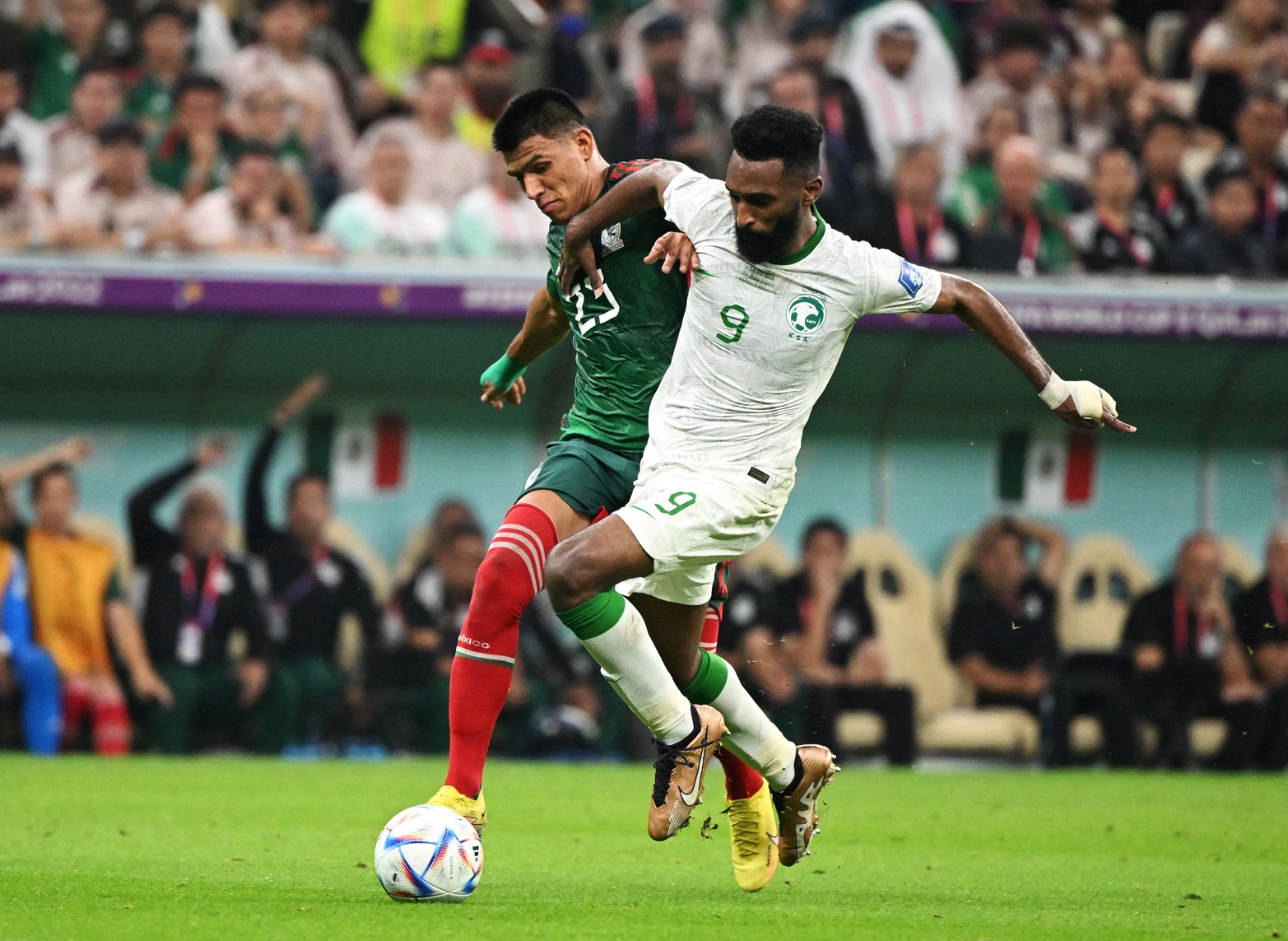 En el mismo grupo de Argentina, México le ganó a Arabia Saudita pero no logró la clasificación a los octavos del Mundial de Qatar 2022.