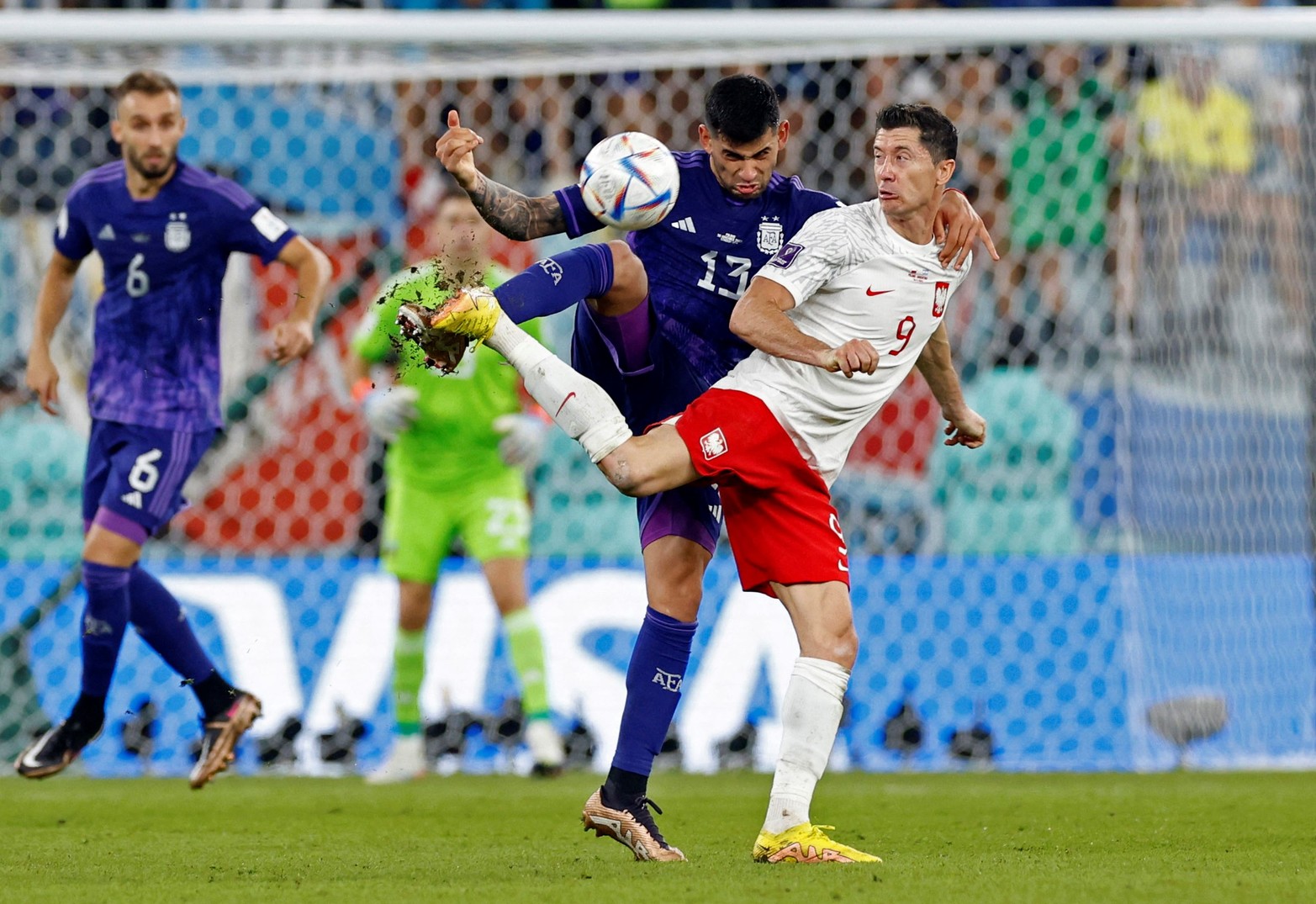 Gran partido de la Selección para pasar a octavos de final en el Mundial Qatar 2022. Venció 2 a 0 a Polonia en la última fecha del Grupo C.
