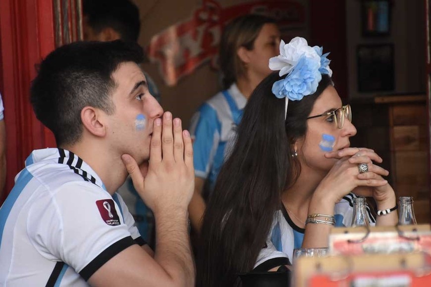 Sufrimiento hinchas Selección Argentina