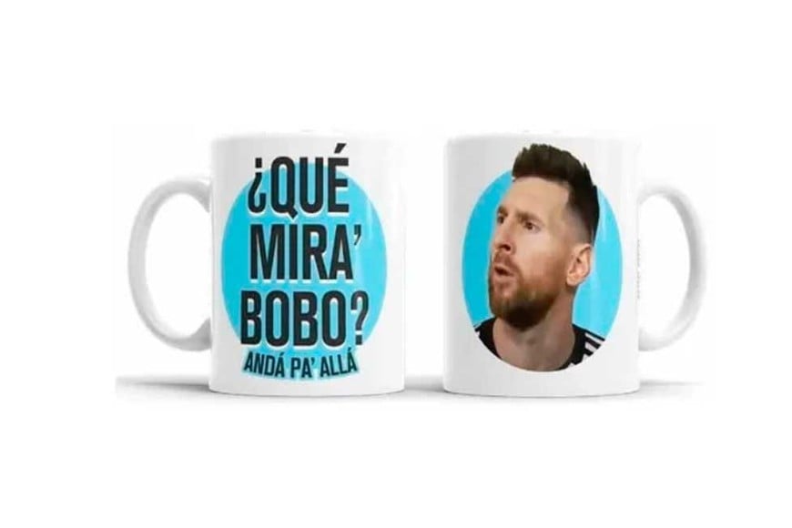 Remeras tazas Messi