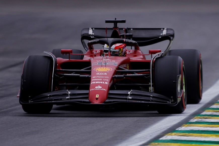 Formula One F1 - Brazilian Grand Prix - Jose Carlos Pace Circuit, Sao Paulo, Brazil - November 11, 2022 
Ferrari's Charles Leclerc during qualifying REUTERS/Amanda Perobelli